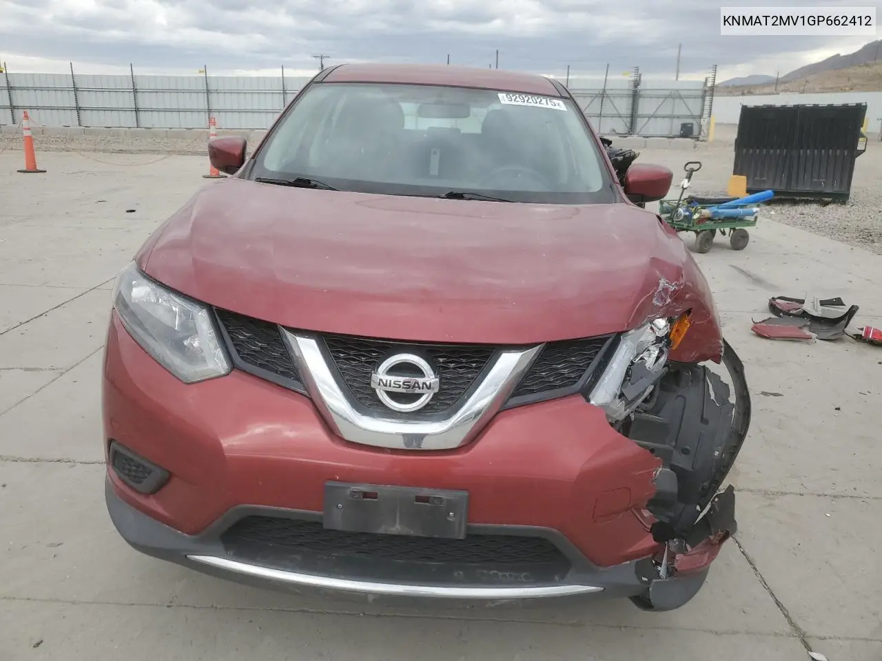 KNMAT2MV1GP662412 2016 Nissan Rogue S