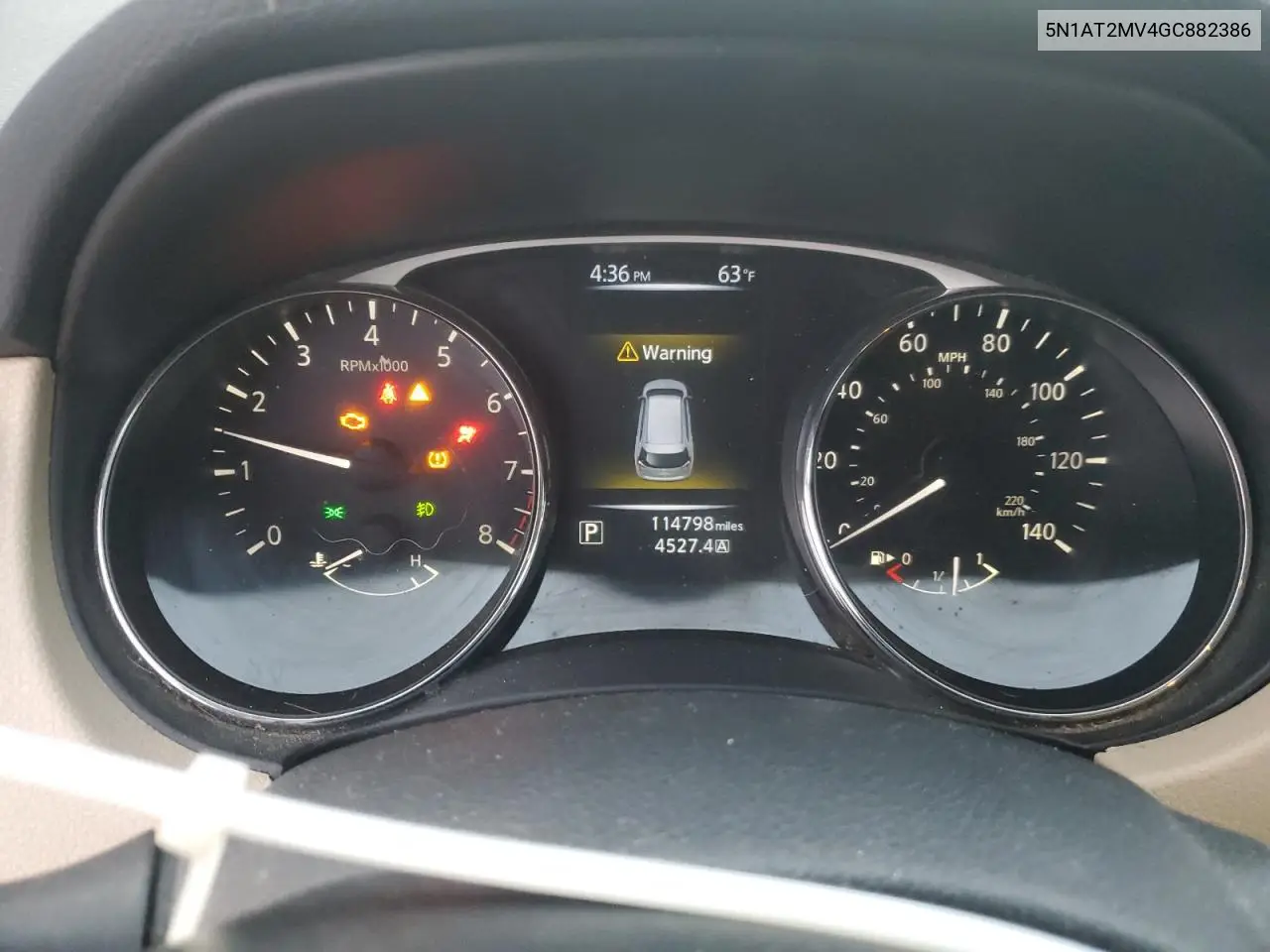 5N1AT2MV4GC882386 2016 Nissan Rogue S