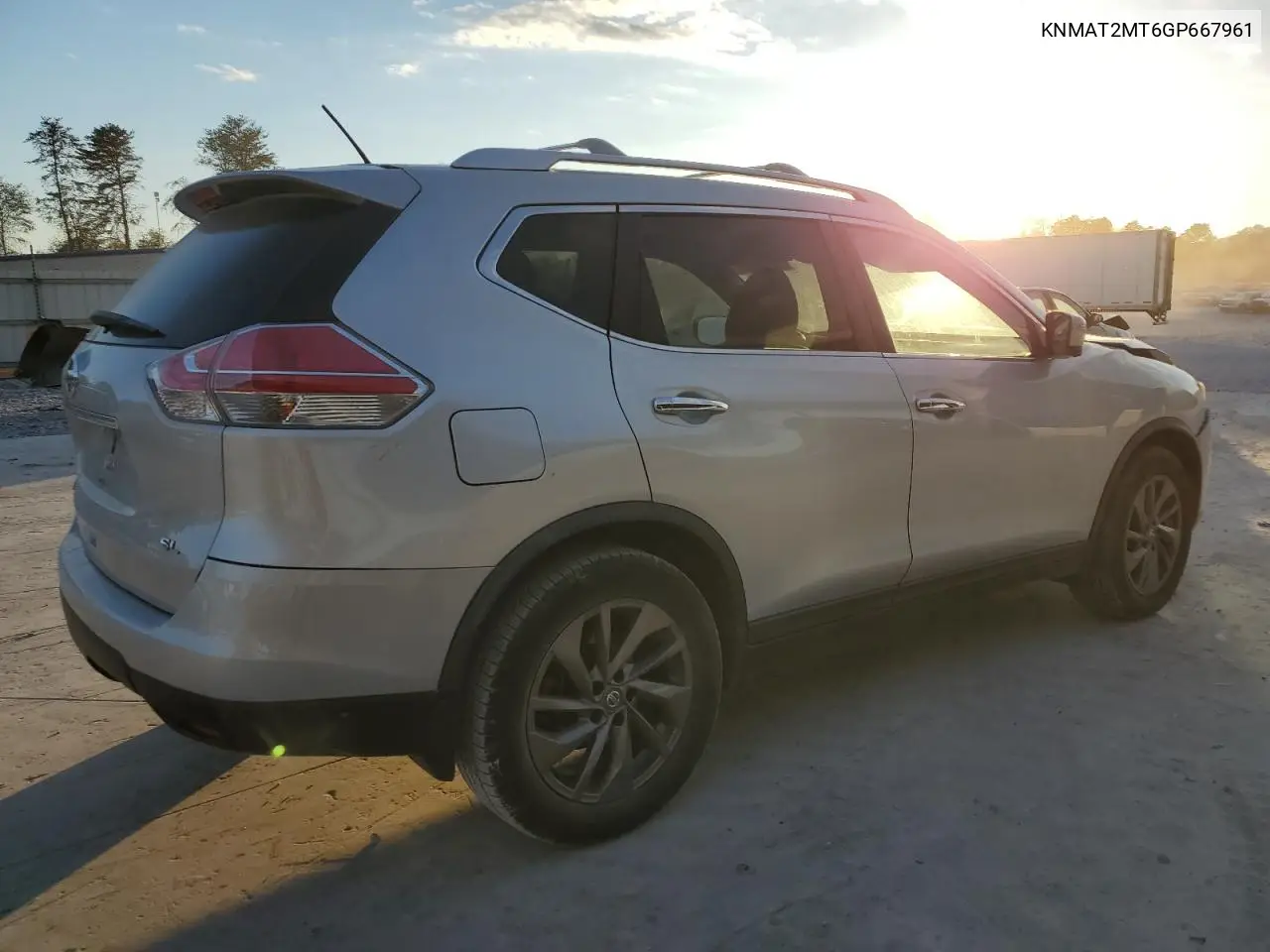 KNMAT2MT6GP667961 2016 Nissan Rogue S