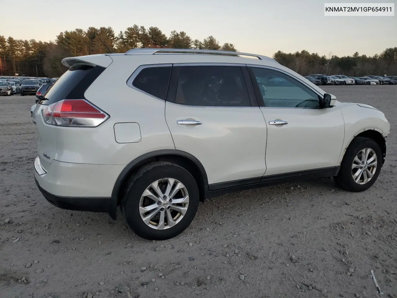 KNMAT2MV1GP654911 2016 Nissan Rogue S