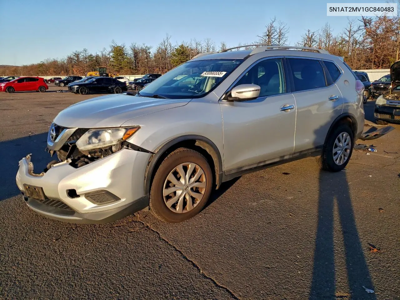 5N1AT2MV1GC840483 2016 Nissan Rogue S