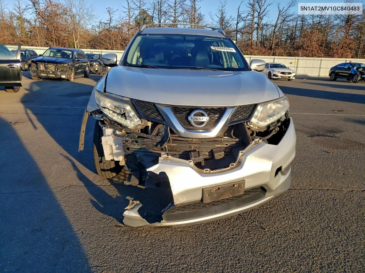 5N1AT2MV1GC840483 2016 Nissan Rogue S