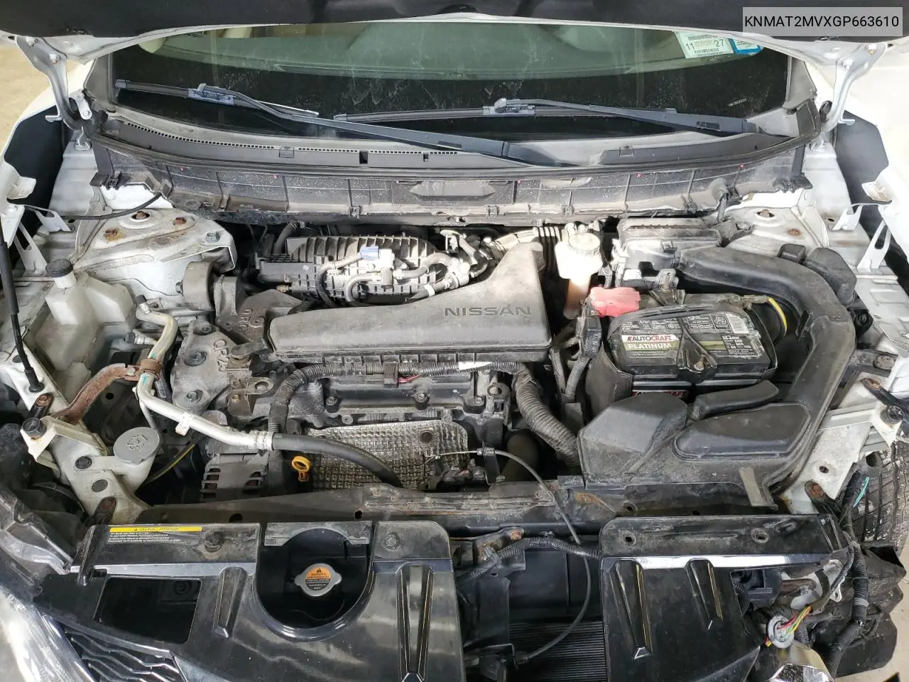 KNMAT2MVXGP663610 2016 Nissan Rogue S