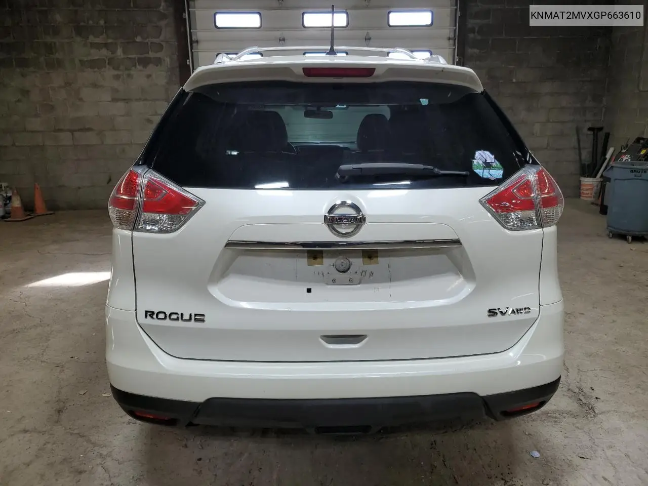 KNMAT2MVXGP663610 2016 Nissan Rogue S