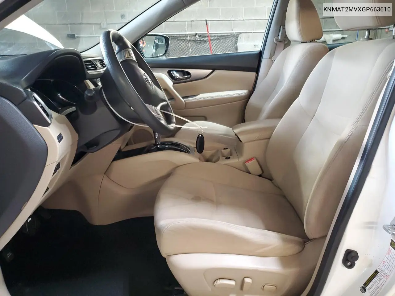 KNMAT2MVXGP663610 2016 Nissan Rogue S