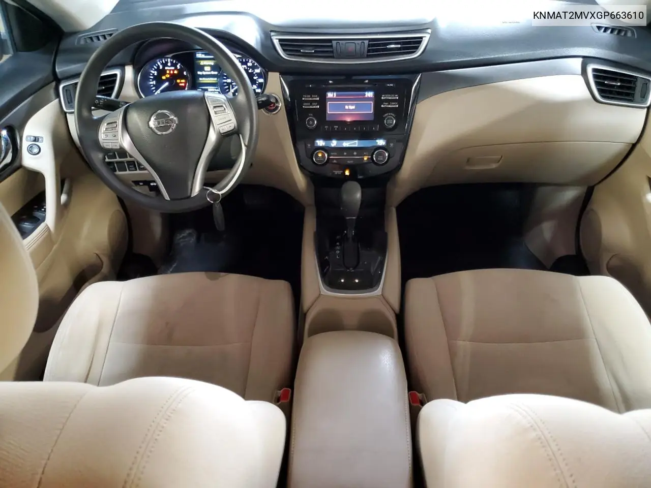 KNMAT2MVXGP663610 2016 Nissan Rogue S