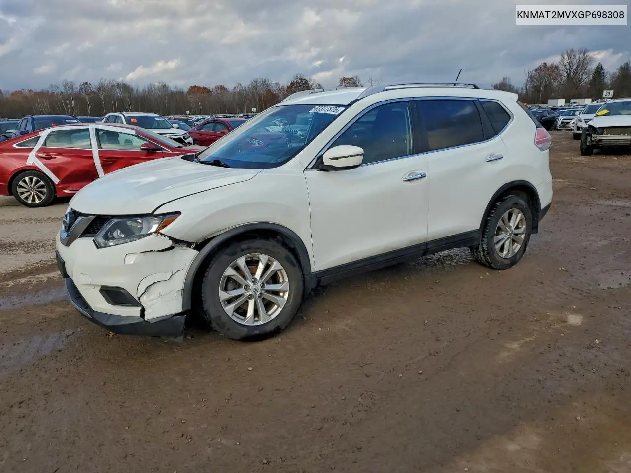 KNMAT2MVXGP698308 2016 Nissan Rogue S
