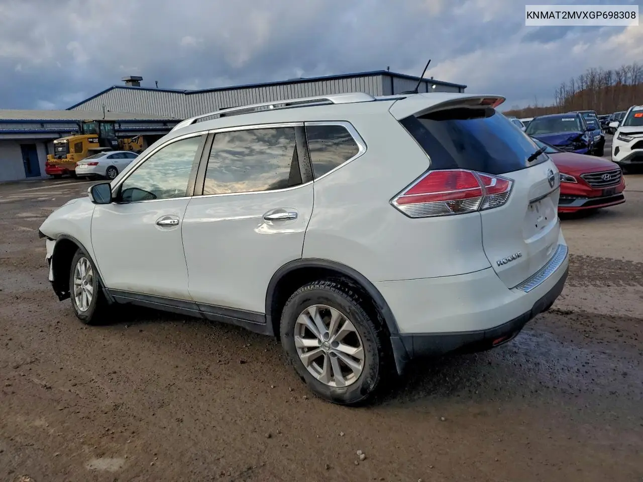 KNMAT2MVXGP698308 2016 Nissan Rogue S