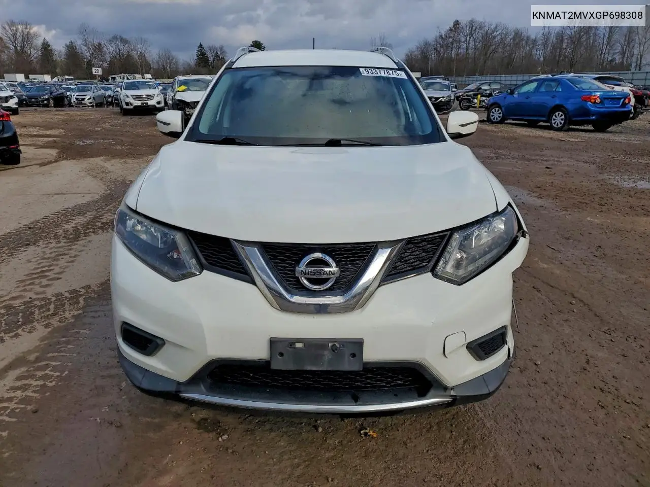 KNMAT2MVXGP698308 2016 Nissan Rogue S