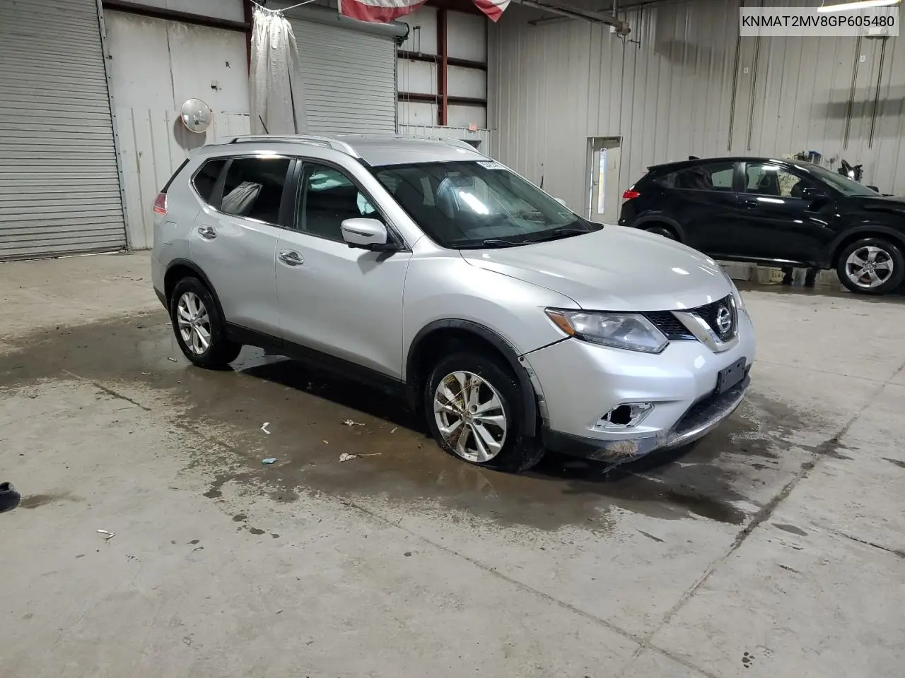 KNMAT2MV8GP605480 2016 Nissan Rogue S