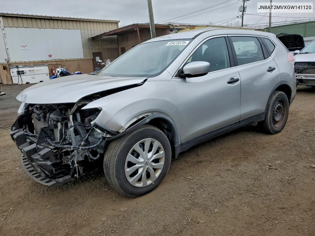 JN8AT2MVXGW141120 2016 Nissan Rogue S