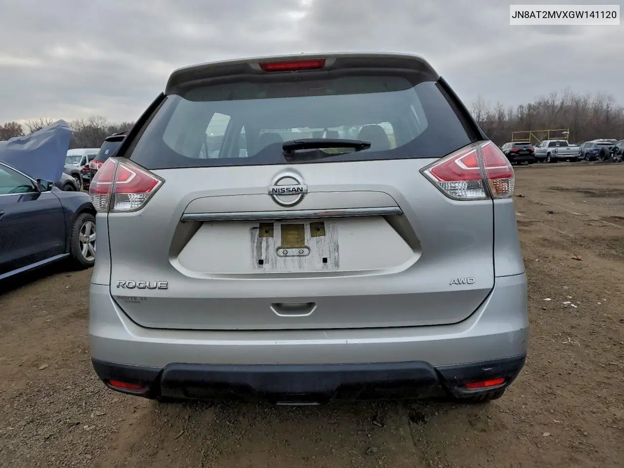 JN8AT2MVXGW141120 2016 Nissan Rogue S