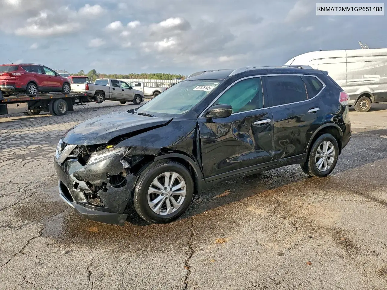 KNMAT2MV1GP651488 2016 Nissan Rogue S