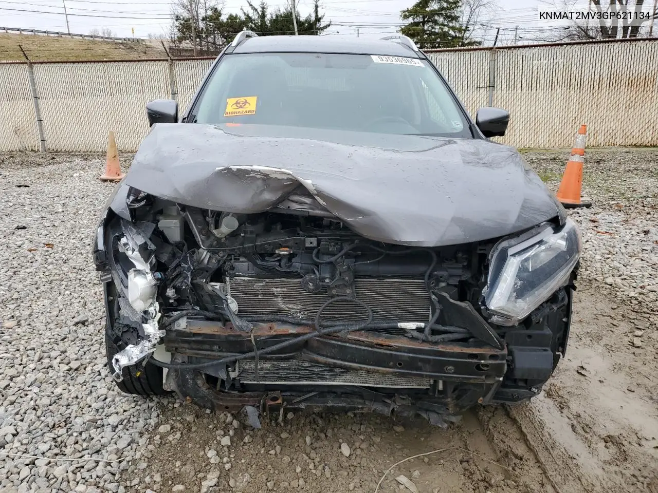 KNMAT2MV3GP621134 2016 Nissan Rogue S