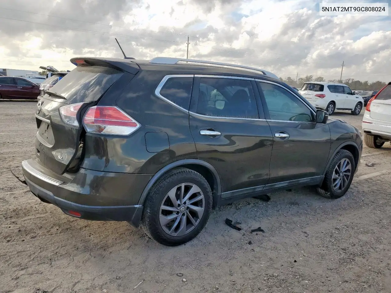 5N1AT2MT9GC808024 2016 Nissan Rogue S