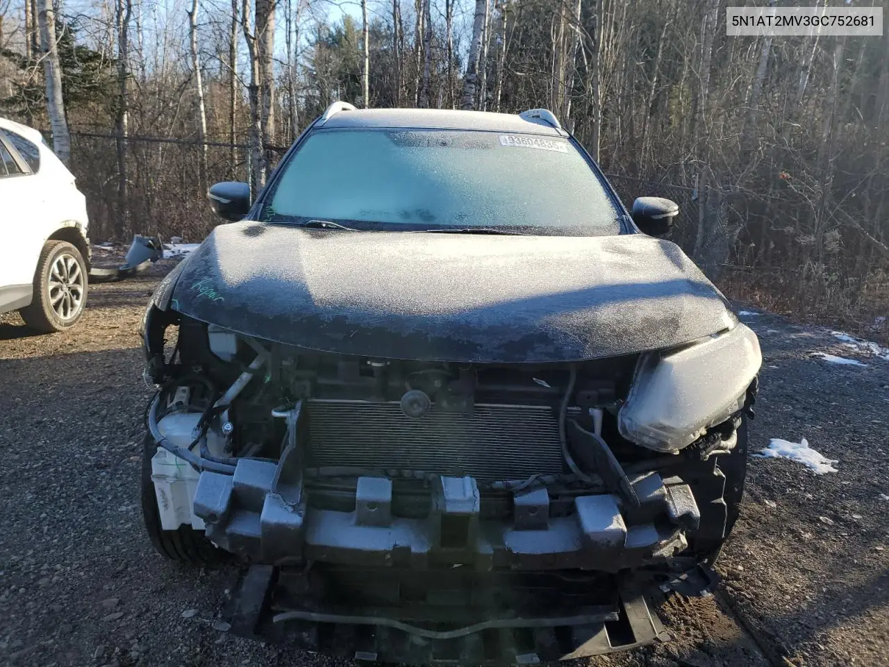 5N1AT2MV3GC752681 2016 Nissan Rogue S