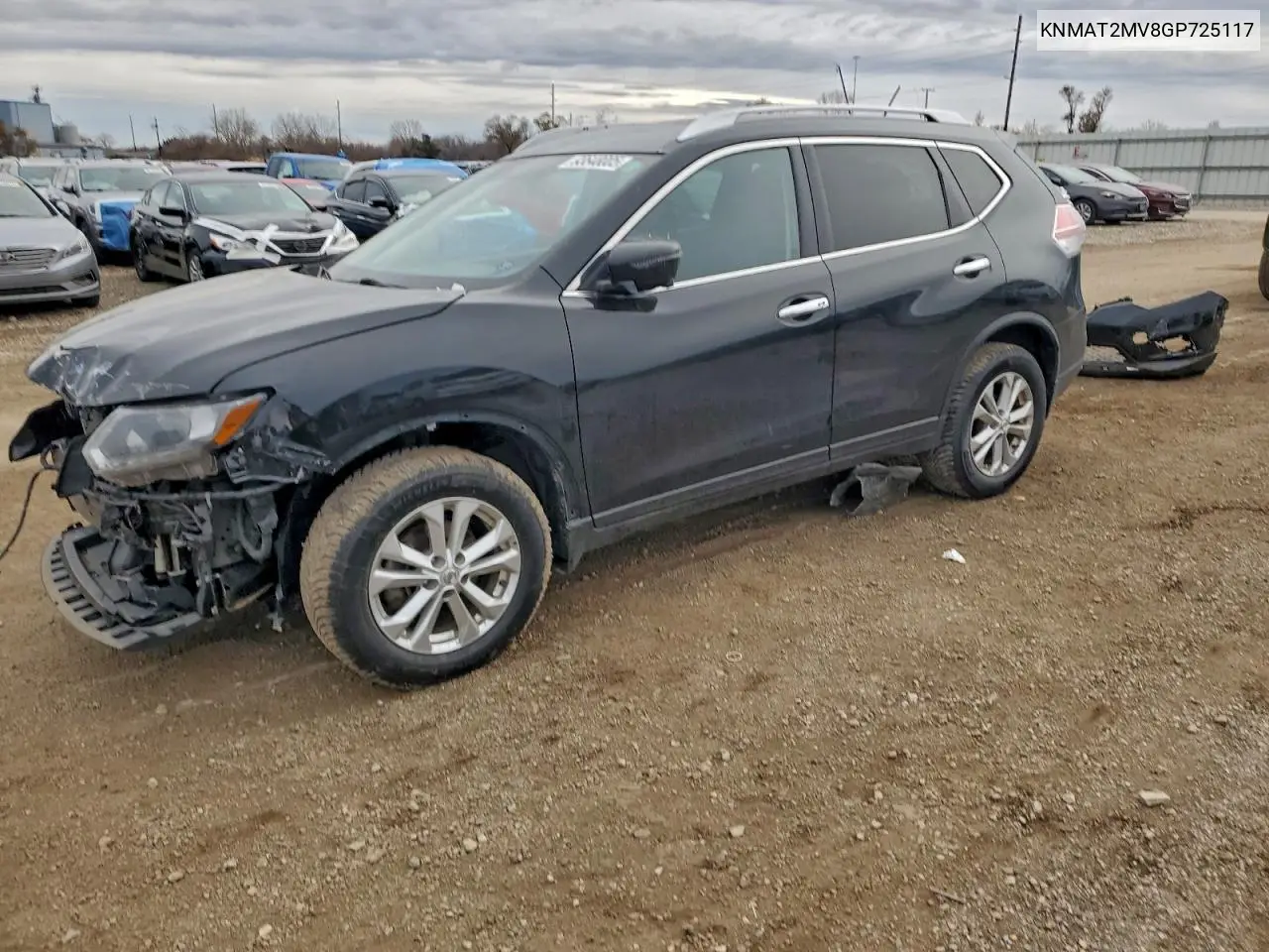 KNMAT2MV8GP725117 2016 Nissan Rogue S