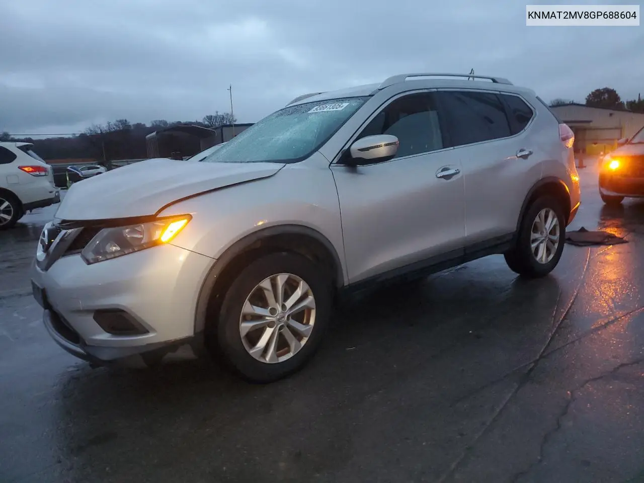 KNMAT2MV8GP688604 2016 Nissan Rogue S