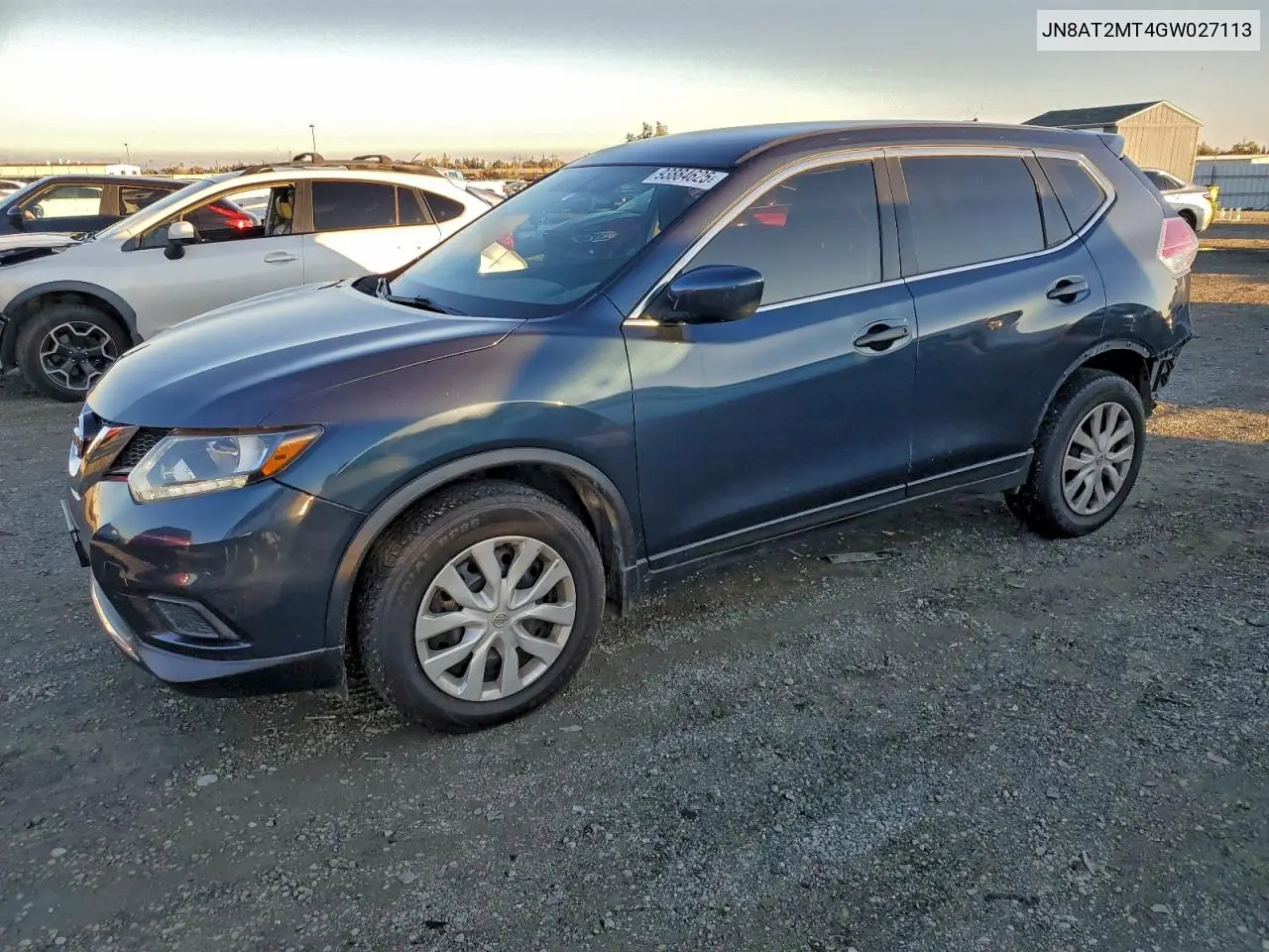 JN8AT2MT4GW027113 2016 Nissan Rogue S