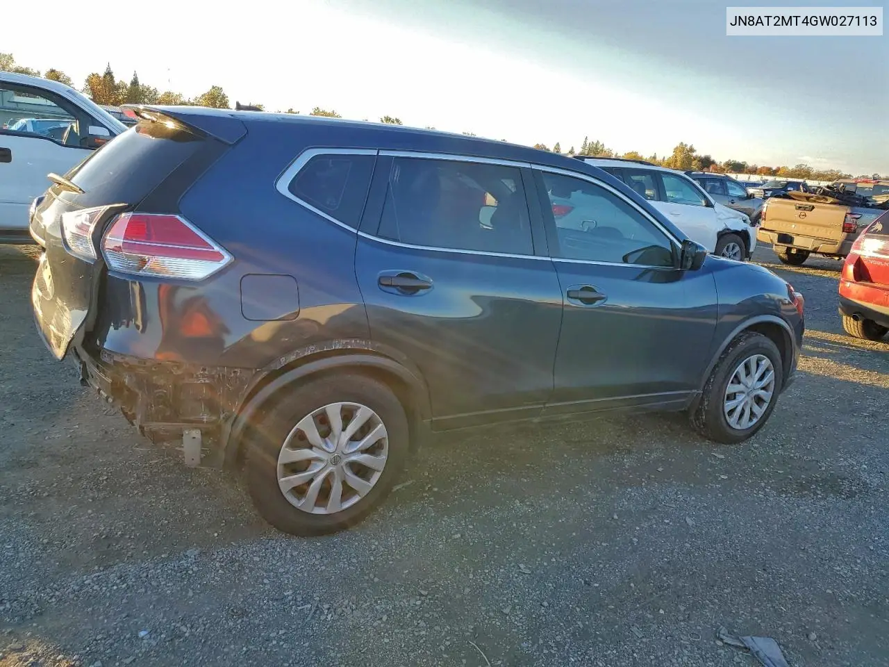 JN8AT2MT4GW027113 2016 Nissan Rogue S