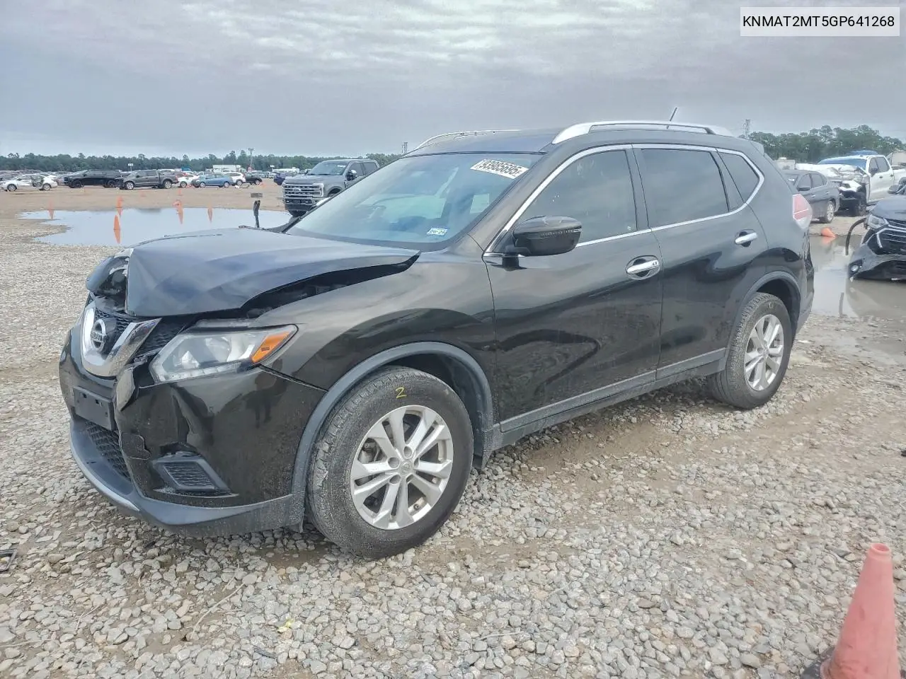 KNMAT2MT5GP641268 2016 Nissan Rogue S