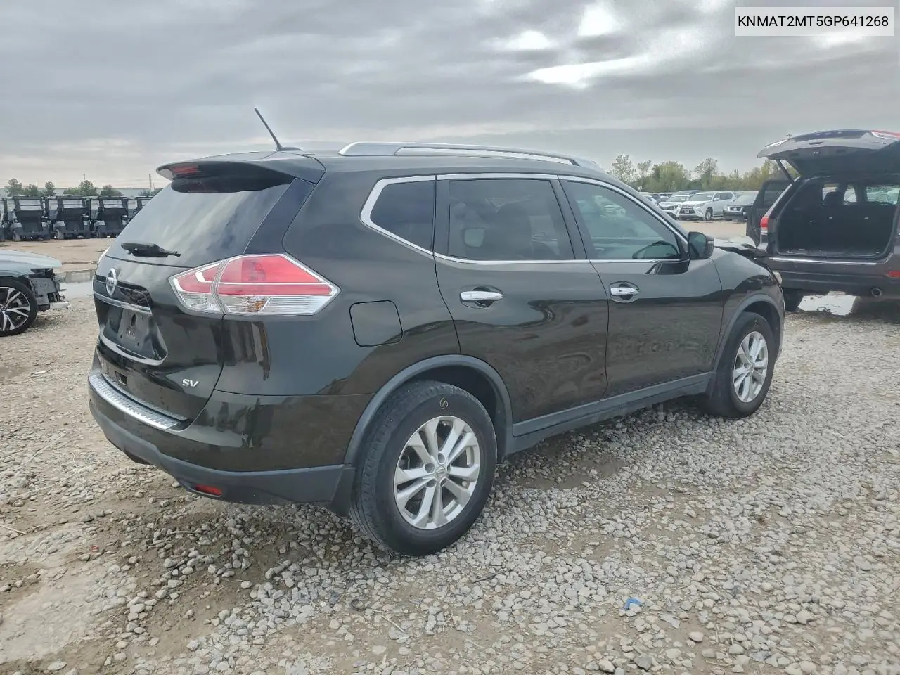KNMAT2MT5GP641268 2016 Nissan Rogue S