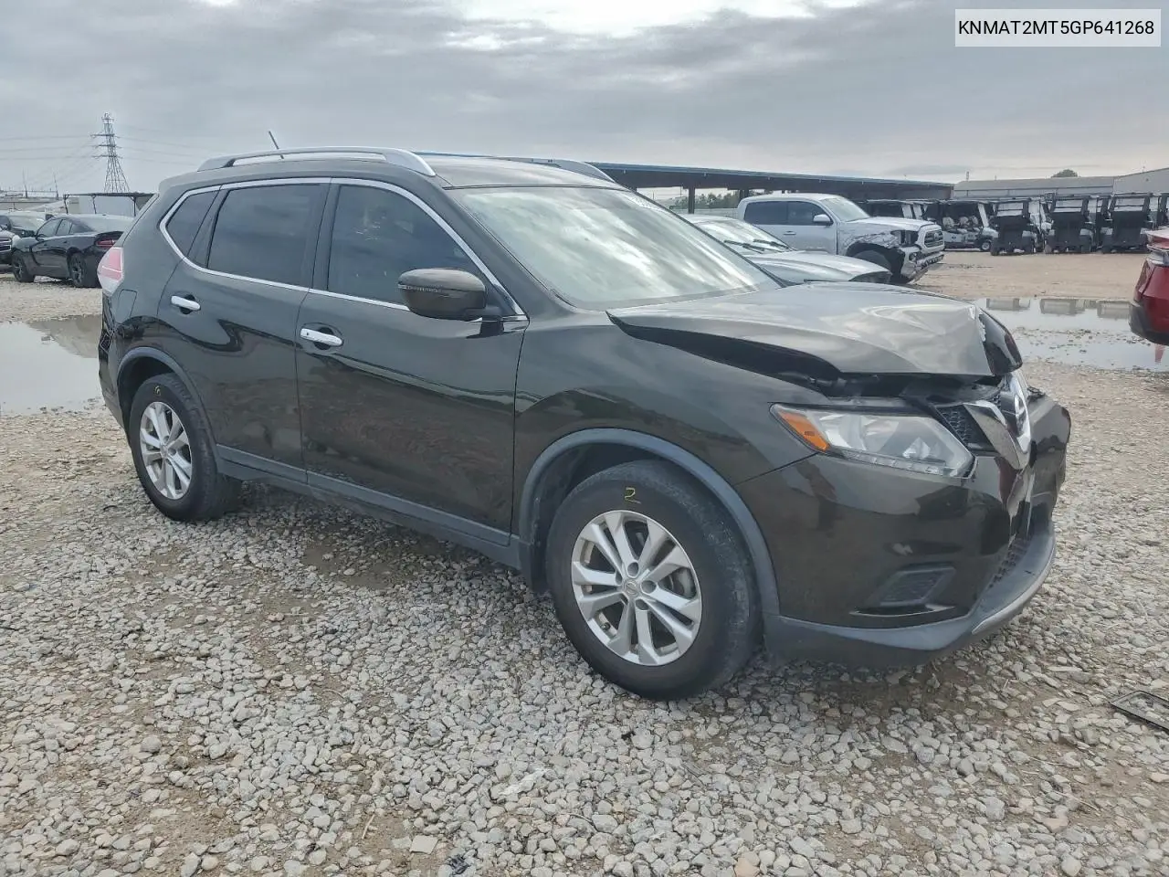 KNMAT2MT5GP641268 2016 Nissan Rogue S