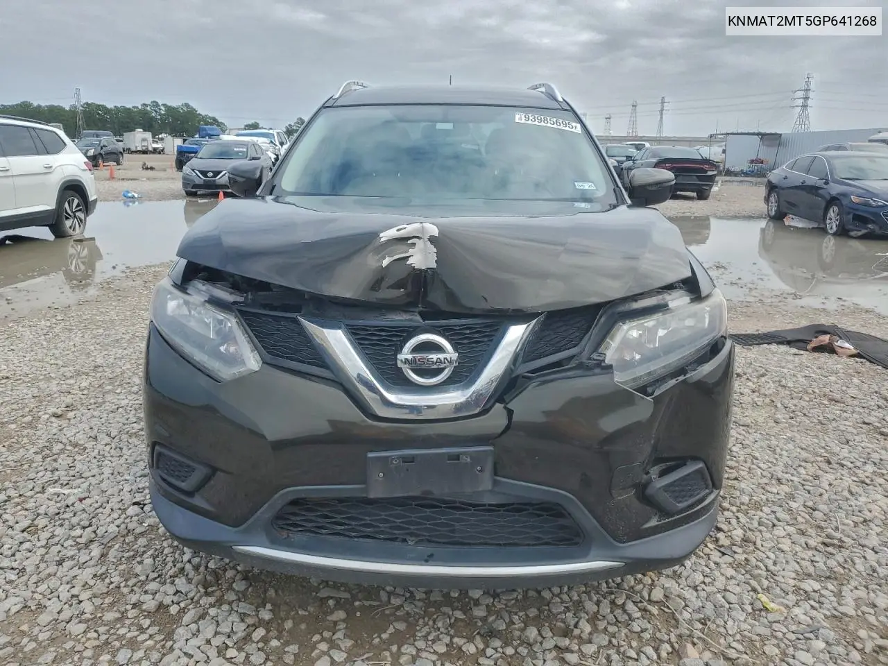 KNMAT2MT5GP641268 2016 Nissan Rogue S