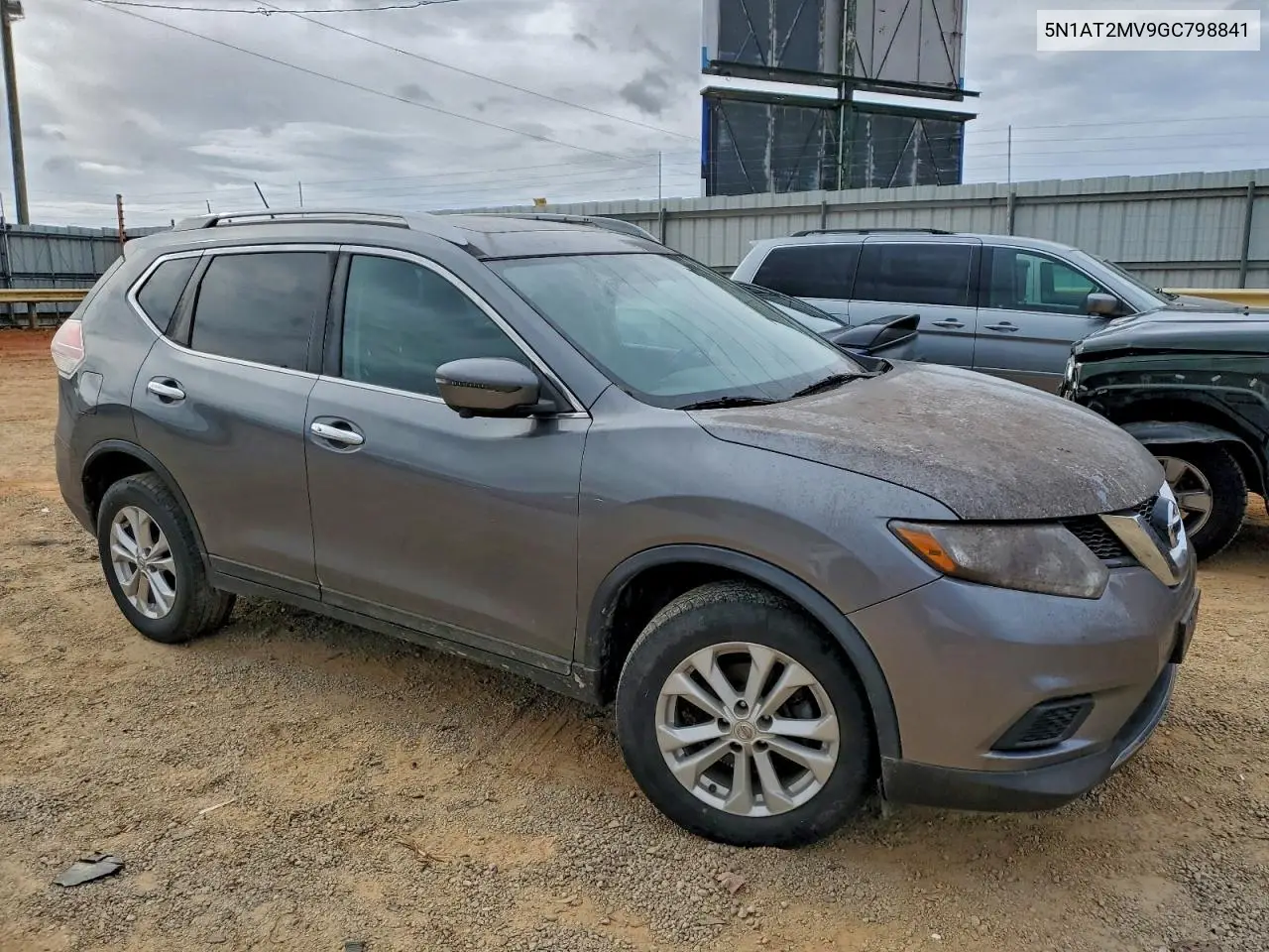 5N1AT2MV9GC798841 2016 Nissan Rogue S