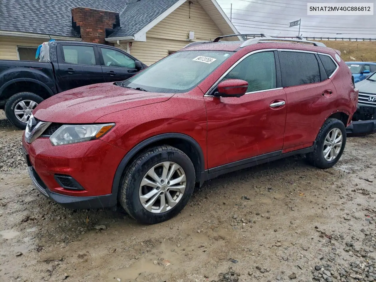 5N1AT2MV4GC886812 2016 Nissan Rogue S