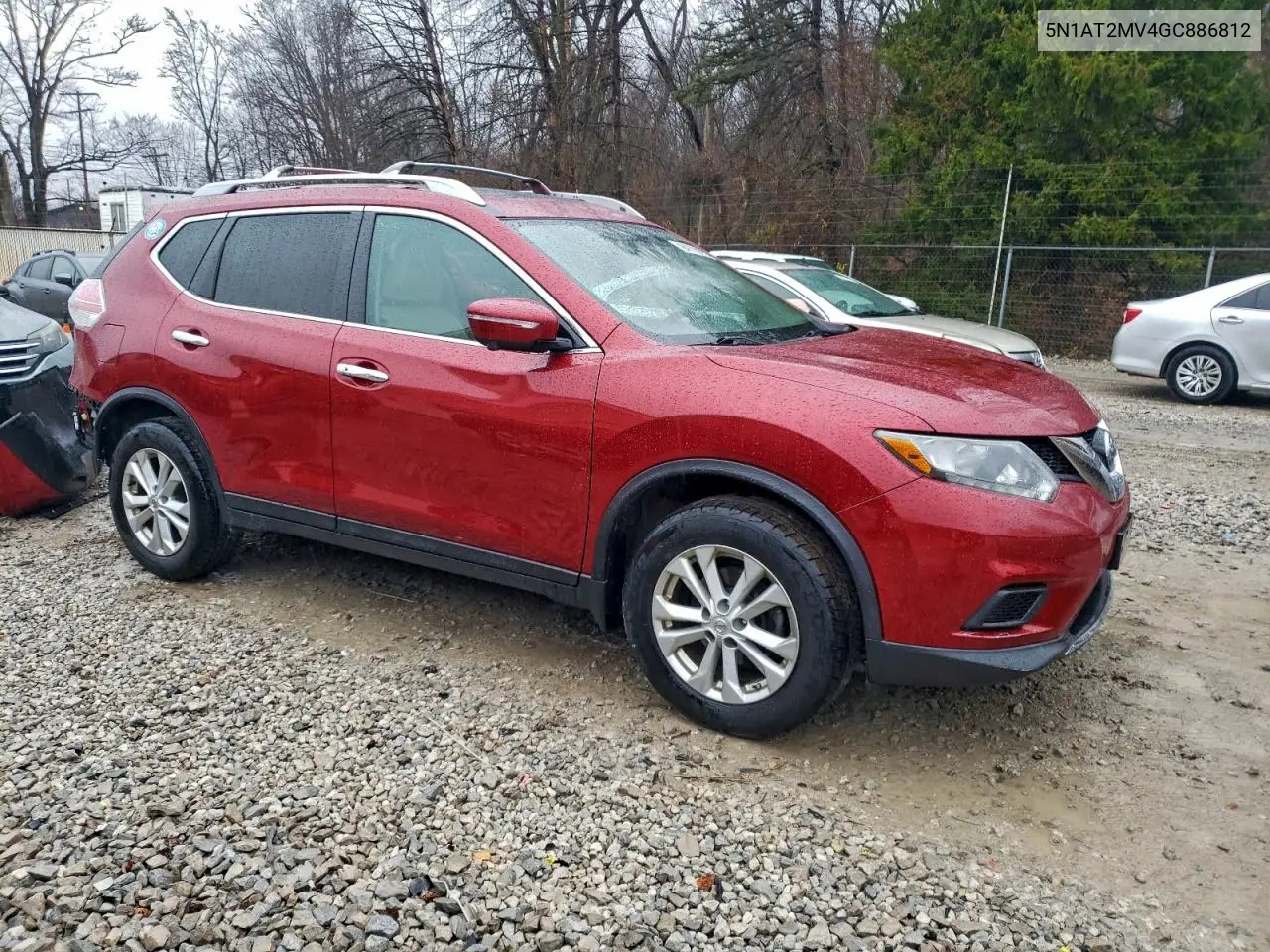 5N1AT2MV4GC886812 2016 Nissan Rogue S