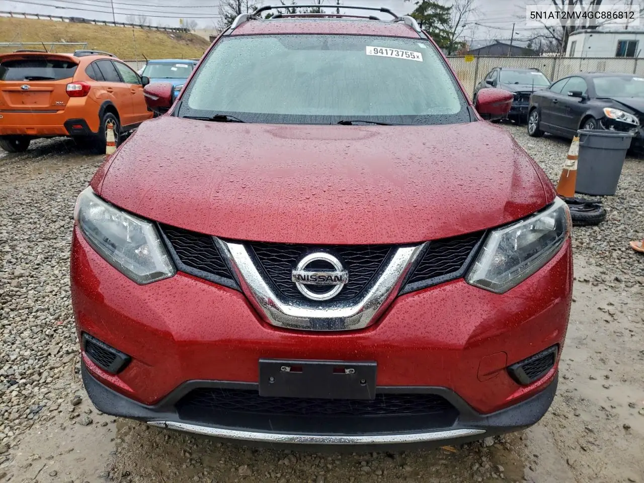 5N1AT2MV4GC886812 2016 Nissan Rogue S
