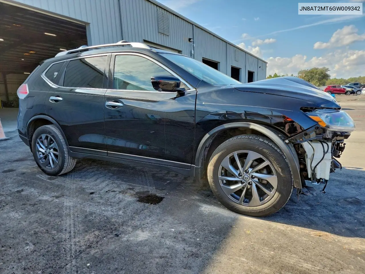 JN8AT2MT6GW009342 2016 Nissan Rogue S