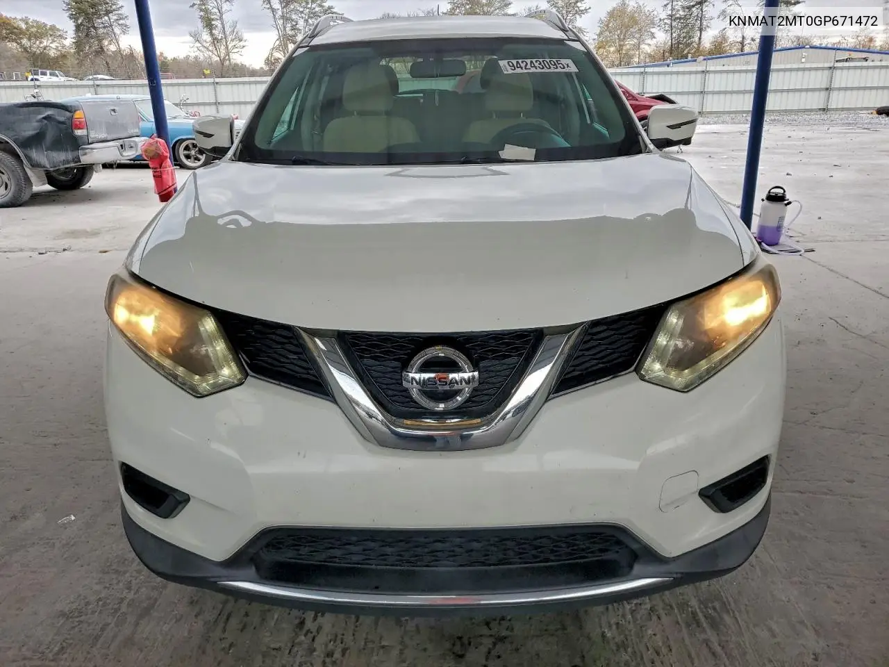 KNMAT2MT0GP671472 2016 Nissan Rogue S