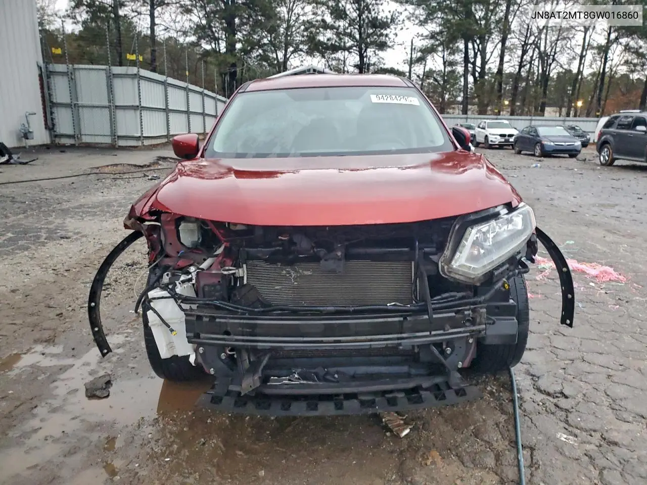 JN8AT2MT8GW016860 2016 Nissan Rogue S