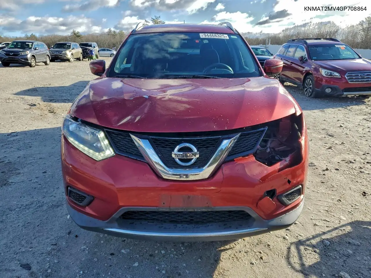 KNMAT2MV4GP708864 2016 Nissan Rogue S