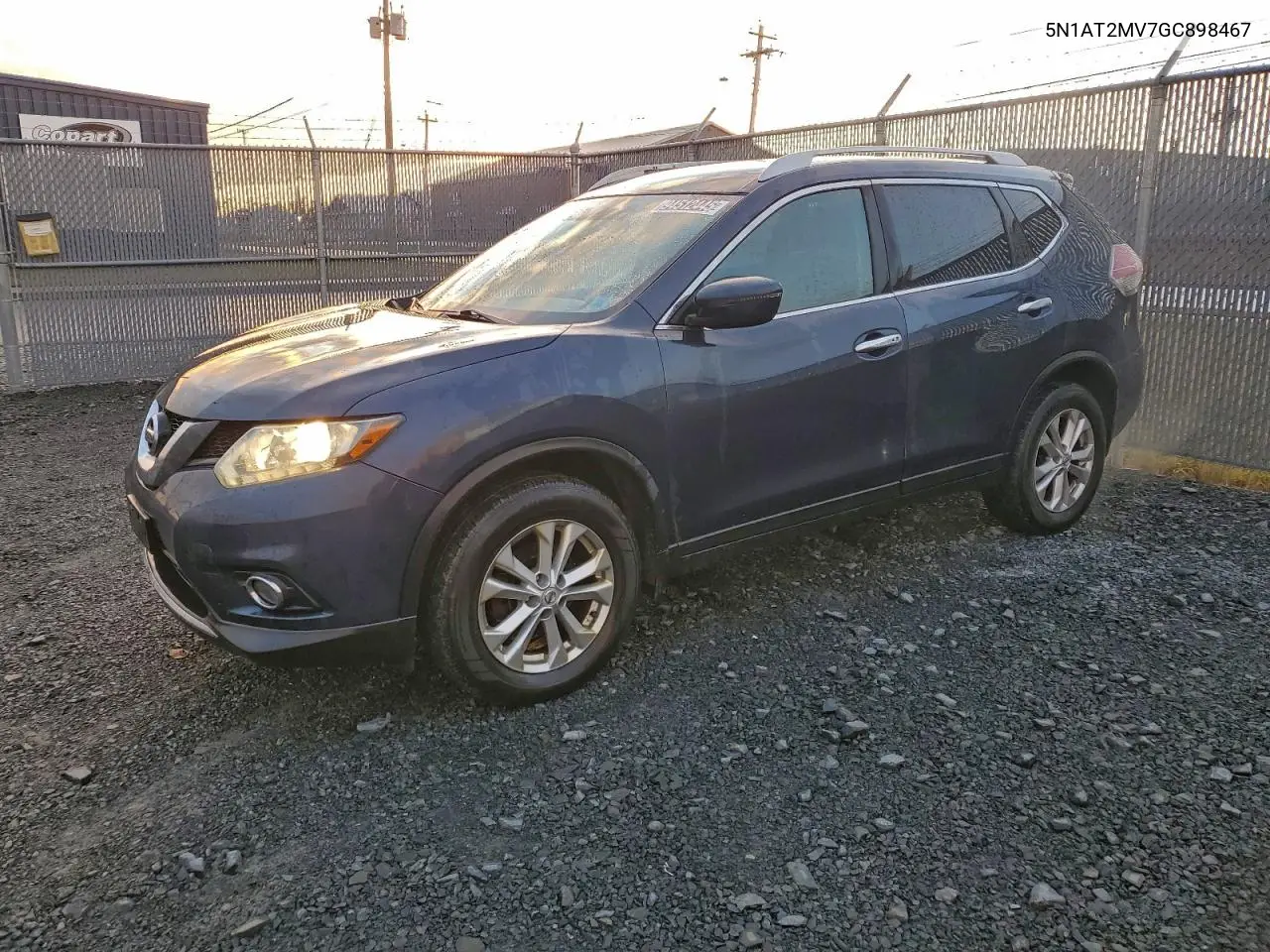5N1AT2MV7GC898467 2016 Nissan Rogue S