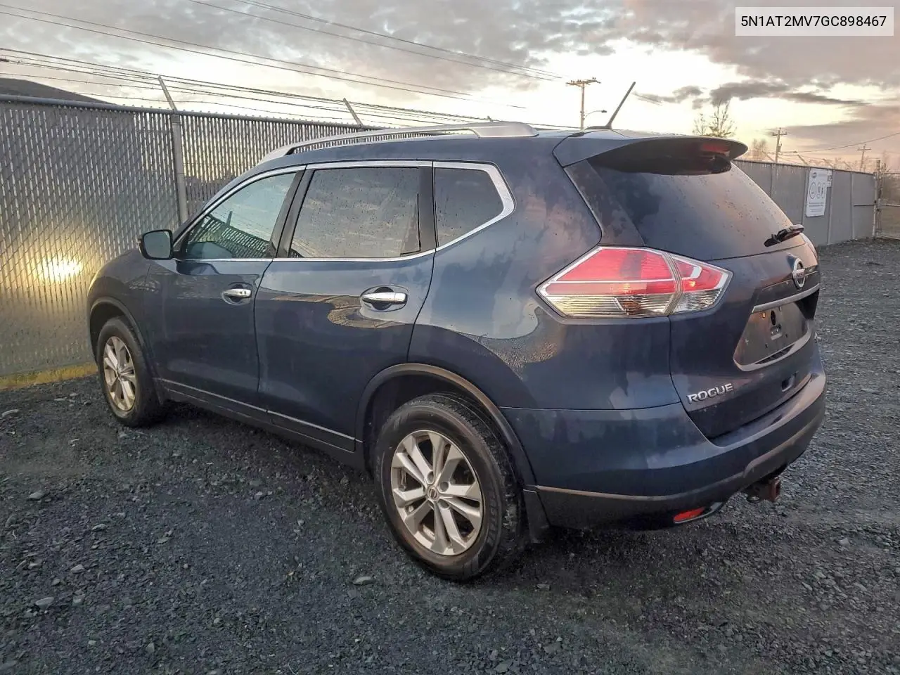 5N1AT2MV7GC898467 2016 Nissan Rogue S