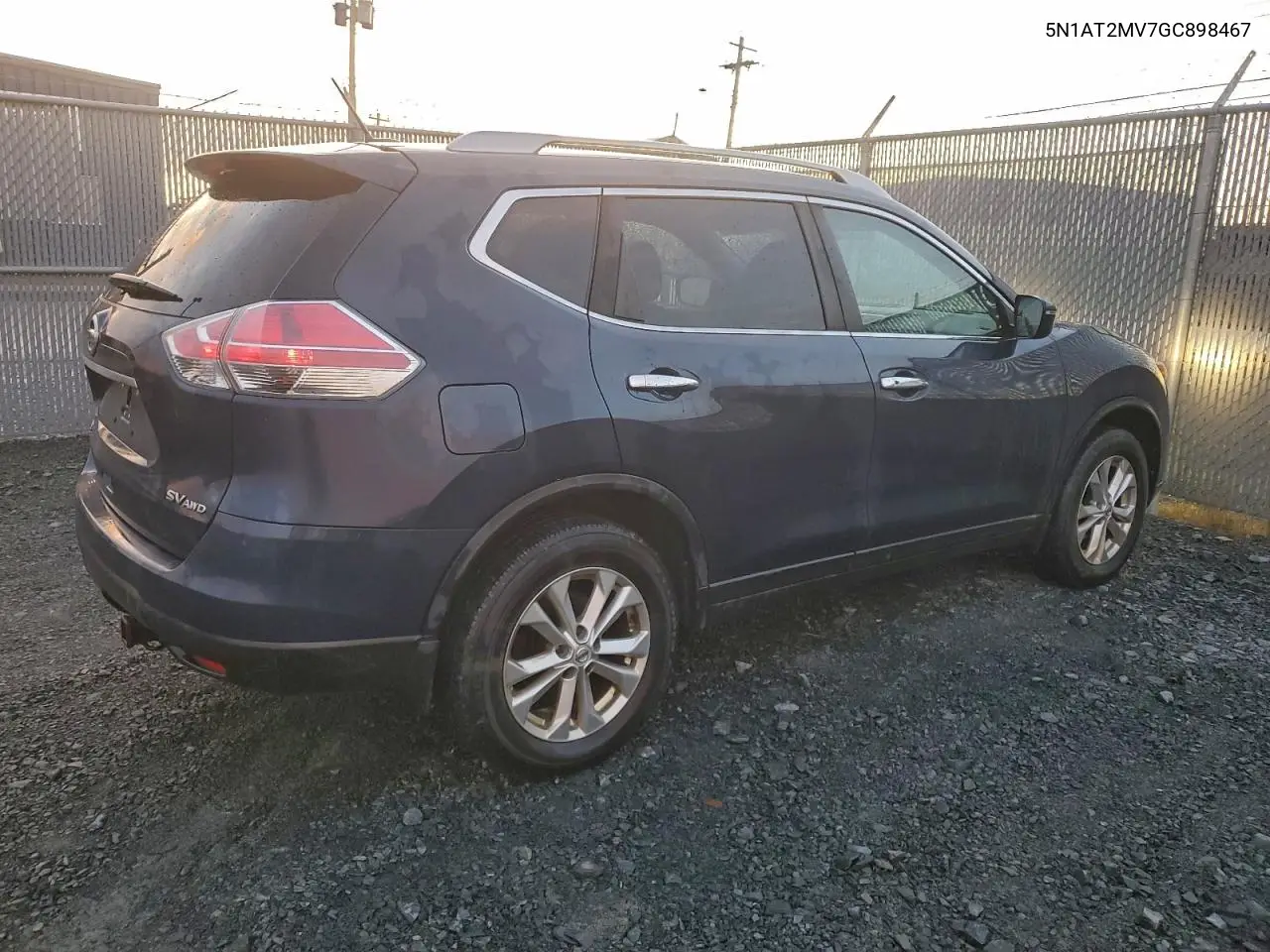 5N1AT2MV7GC898467 2016 Nissan Rogue S