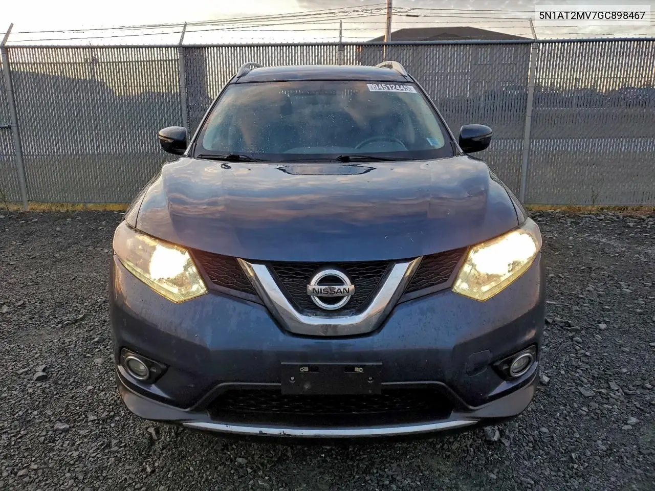 5N1AT2MV7GC898467 2016 Nissan Rogue S