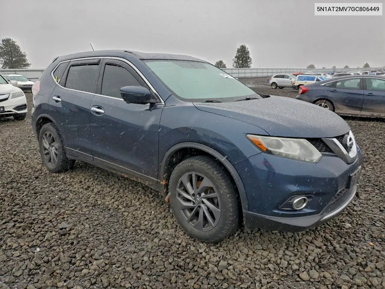 5N1AT2MV7GC806449 2016 Nissan Rogue S
