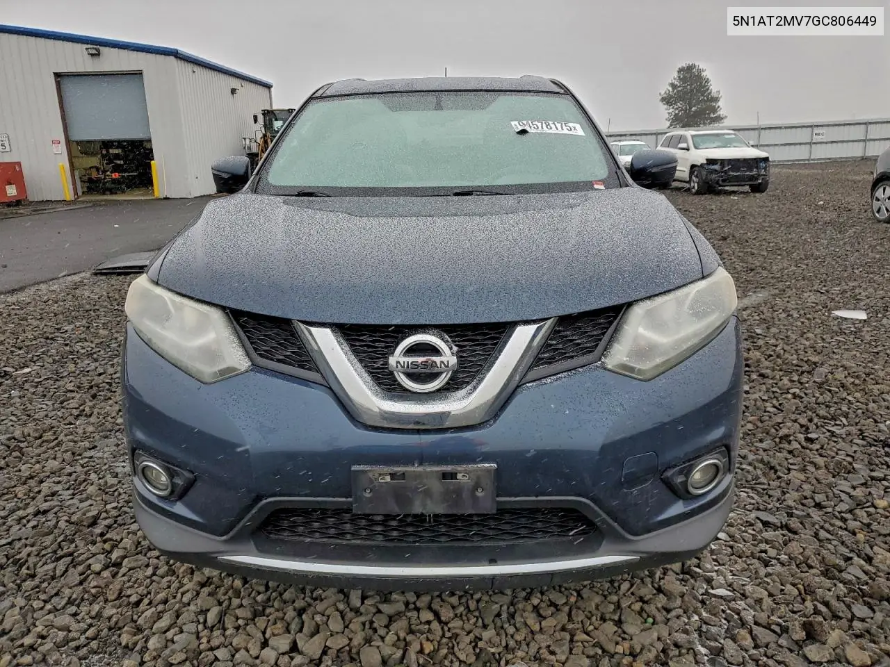 5N1AT2MV7GC806449 2016 Nissan Rogue S