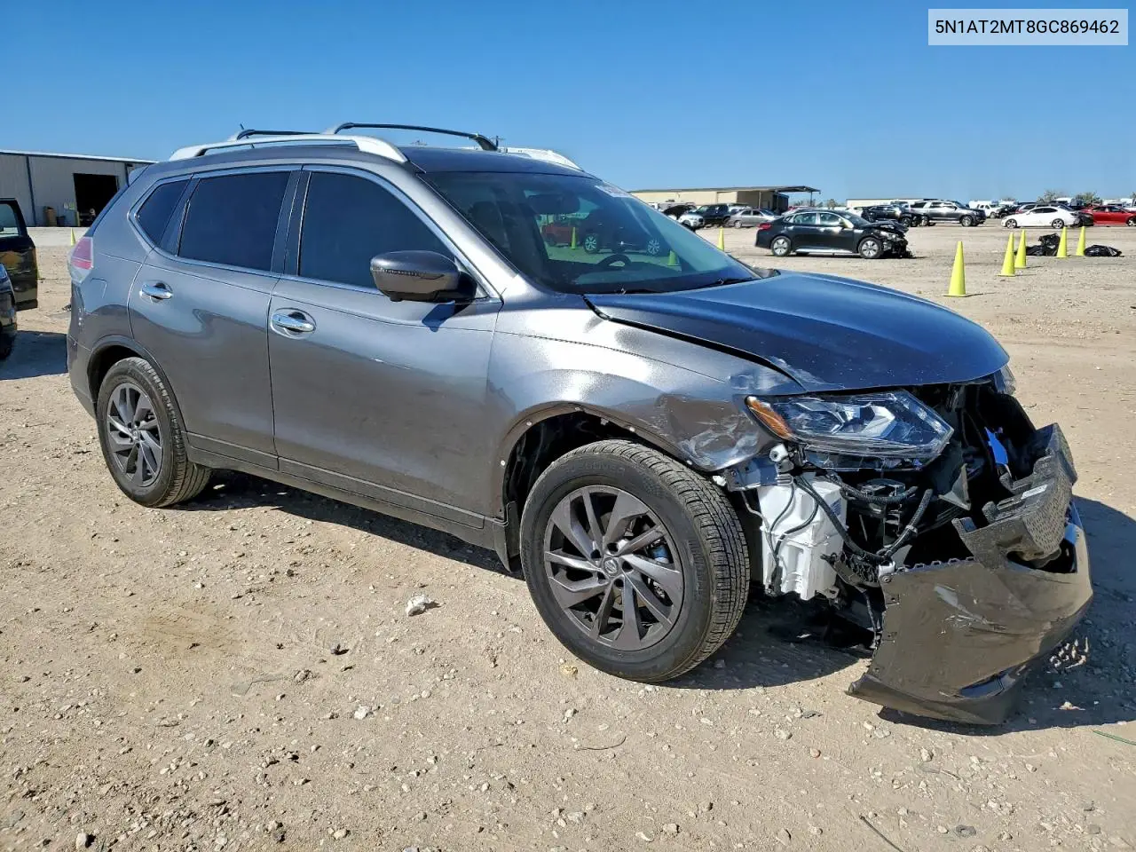 5N1AT2MT8GC869462 2016 Nissan Rogue S