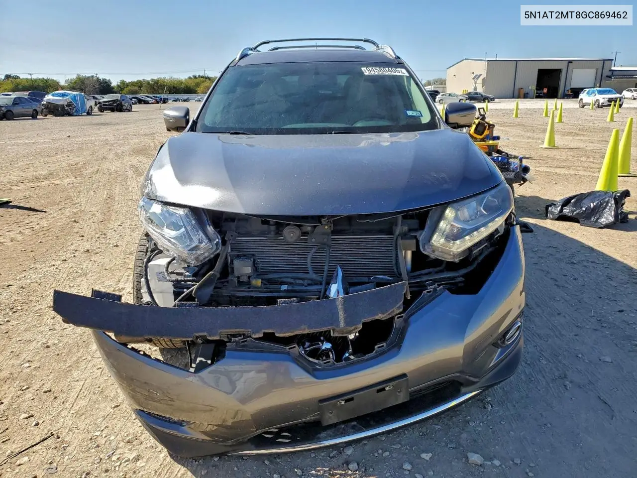5N1AT2MT8GC869462 2016 Nissan Rogue S