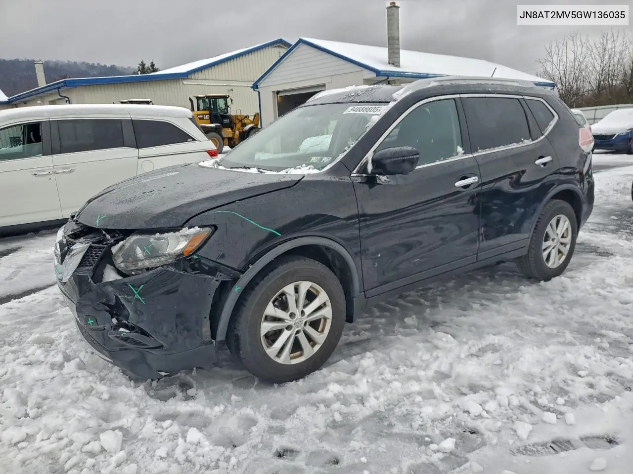 JN8AT2MV5GW136035 2016 Nissan Rogue S
