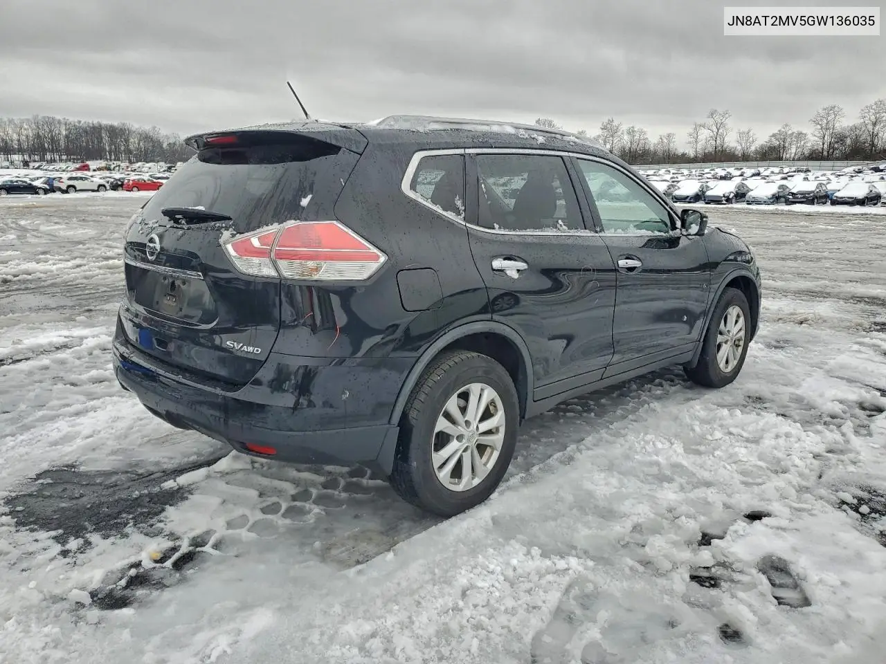 JN8AT2MV5GW136035 2016 Nissan Rogue S