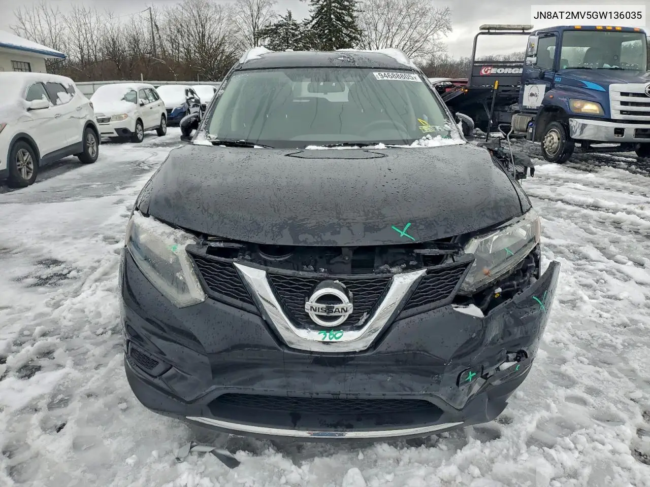 JN8AT2MV5GW136035 2016 Nissan Rogue S
