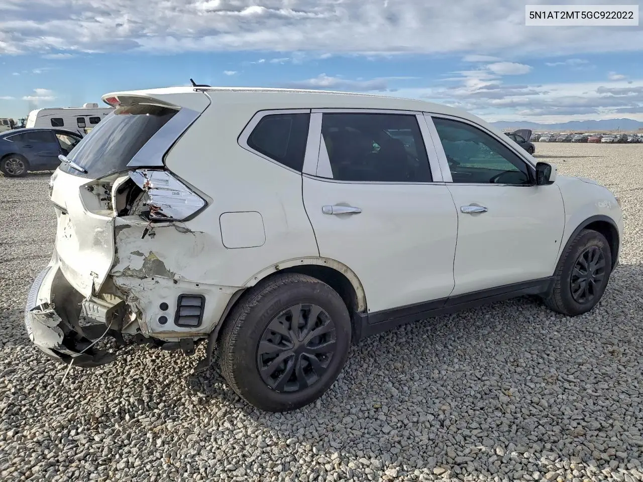 5N1AT2MT5GC922022 2016 Nissan Rogue S