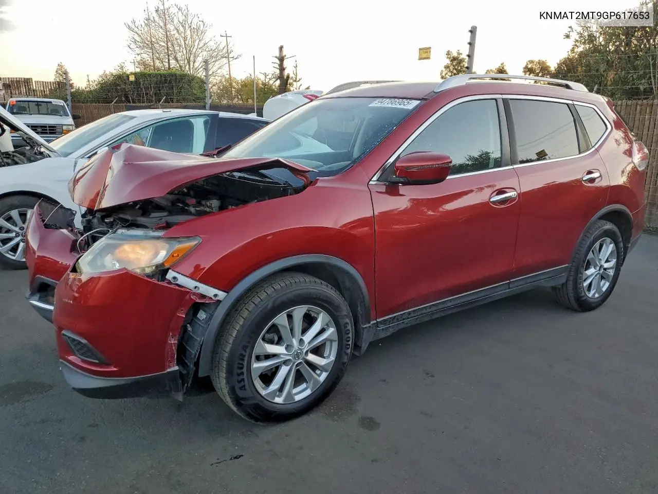 KNMAT2MT9GP617653 2016 Nissan Rogue S