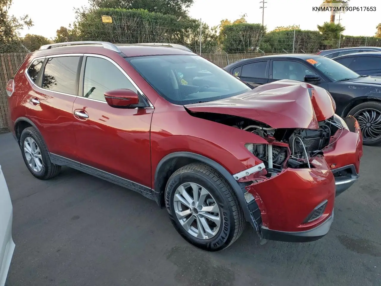 KNMAT2MT9GP617653 2016 Nissan Rogue S